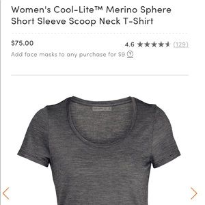 Icebreaker Cool lite merino wool top